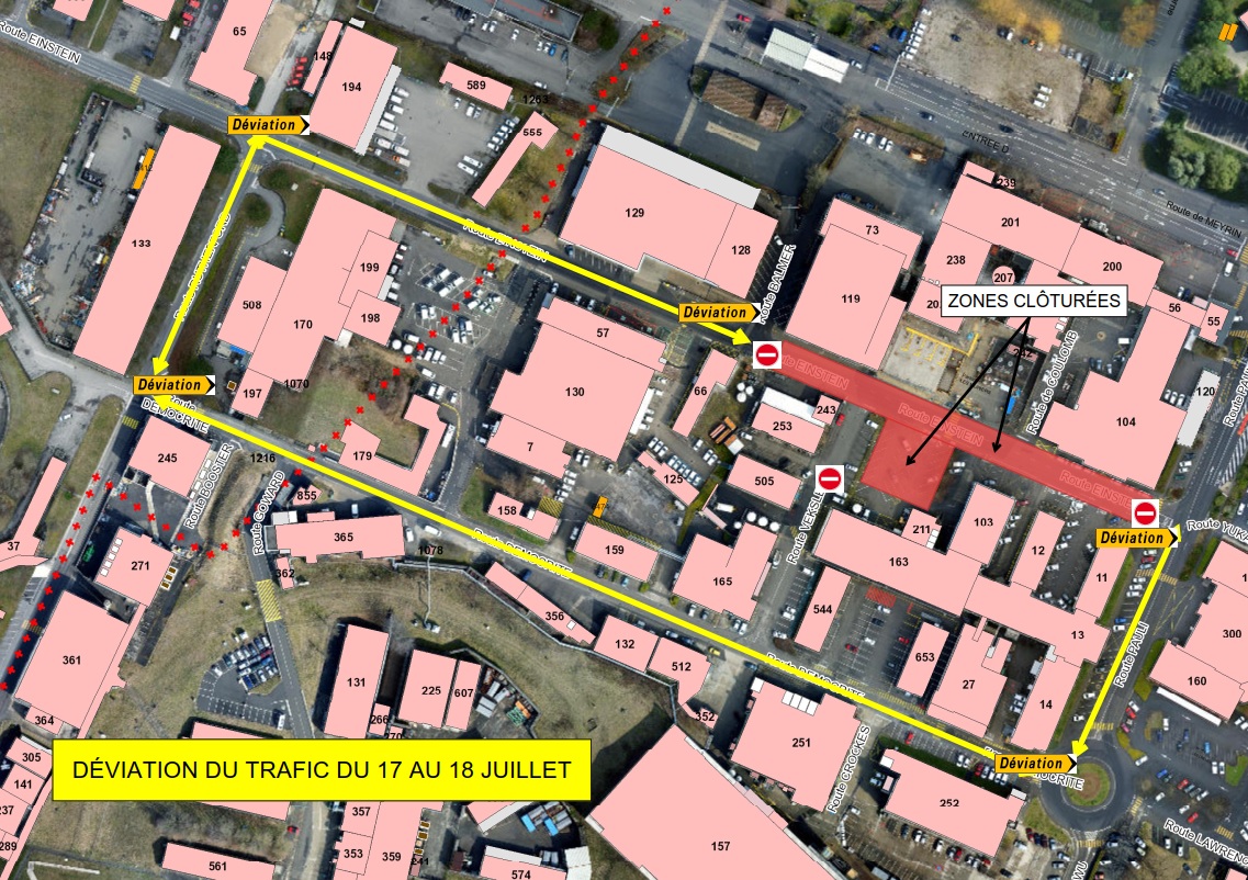 17-18 July: Partial closure of Route Einstein